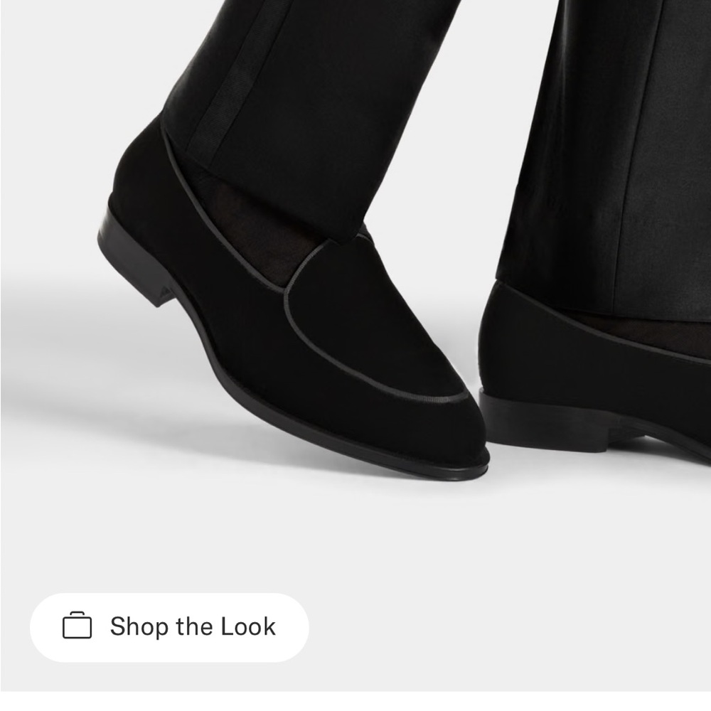 Black Tuxedo Slip On